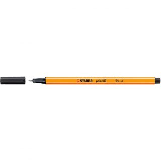 Cienkopis wkład czarny 0,4mm 1kol. Stabilo (88/46)