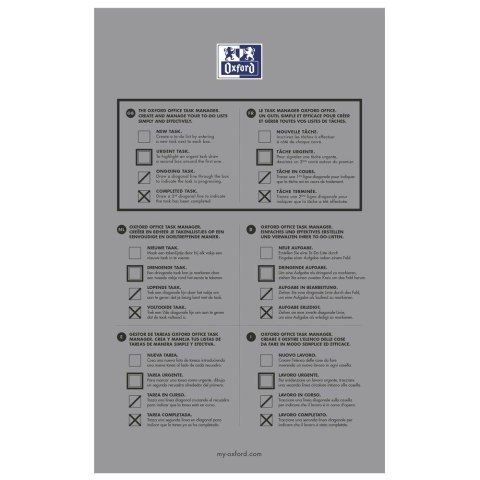 Kołozeszyt (kołonotatnik) Task Manager A5 70k. 90g specjalna Oxford (400055727)