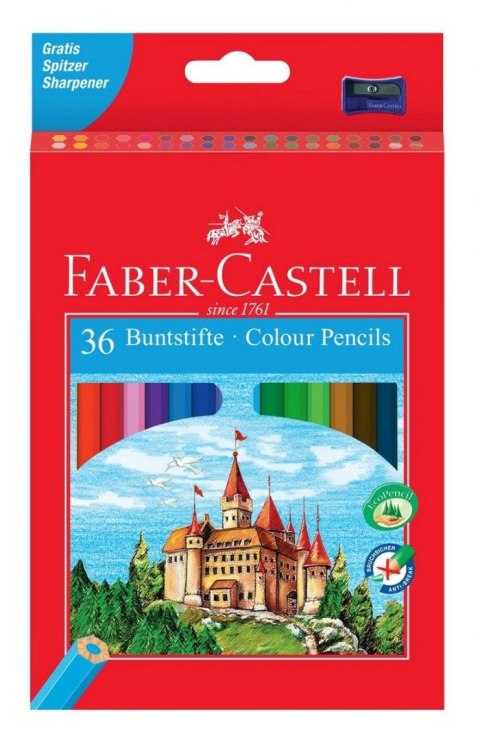 Kredki ołówkowe Zamek 36 kol. Faber Castell (120136)