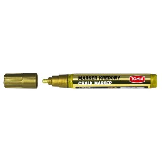Marker specjalistyczny srebrny kredowy wkład srebrny 4,45mm okrągła końcówka Toma (To-291)