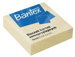 Notes samoprzylepny Bantex żółty 240k 50mm x 50mm (400086400)