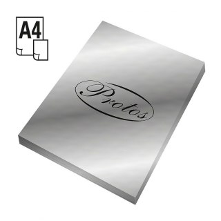 Papier kolorowy A4 Srebrny 20k. 170g Protos