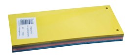 Przekładka czysta Jowisz 1/3 A4 mix kolorów 160g 100k 105mm x 240mm