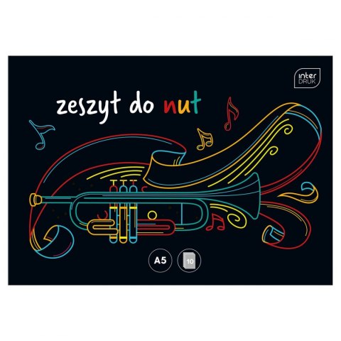 Zeszyt do nut A5 16k. 70g pięciolinia Interdruk (ZENA5L)