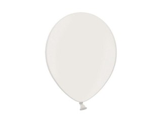 Balon gumowy metalizowany 100 szt biały 14cal Partydeco