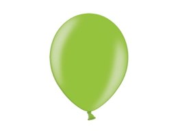 Balon gumowy Partydeco metalizowany 100 szt limonkowy 270mm 12cal (12M-083)