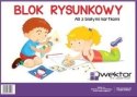 Blok rysunkowy Wektor A3 biały 80g 20k 297mm x 420mm