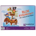 Blok rysunkowy Wektor A3 biały 80g 20k 297mm x 420mm