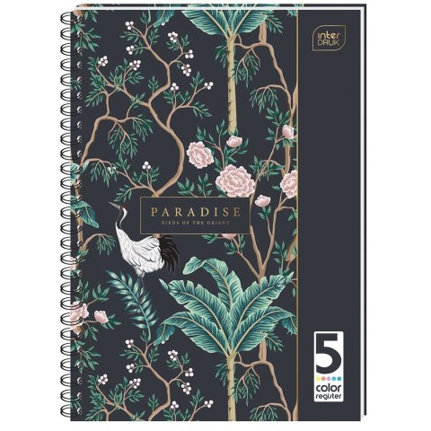 Kołozeszyt (kołonotatnik) A5 100k. 70g krata Interdruk (KOŁOZA5100R)