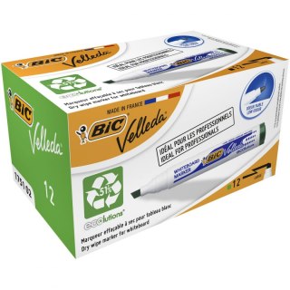 Marker suchościeralny Velleda Ecolutions 1751 wkład zielony 3,7-5,5mm ścięta końcówka Bic (904949)