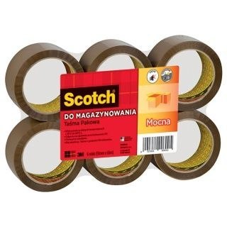 Taśma pakowa 50x66 [mm x m] brązowa Scotch (S5066F6)