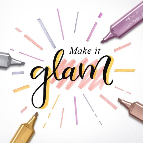 Zakreślacz wkład różowy 1-5mm Faber Castell (154626PC)