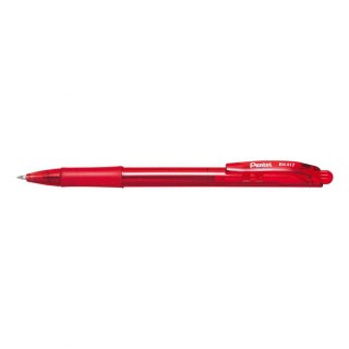 Długopis olejowy BK417B wkład czerwony 0,27mm Pentel