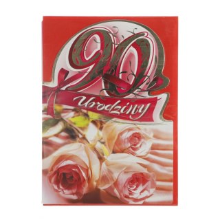 Kartka składana Cyfry 30-80 B6 Art Nuvo