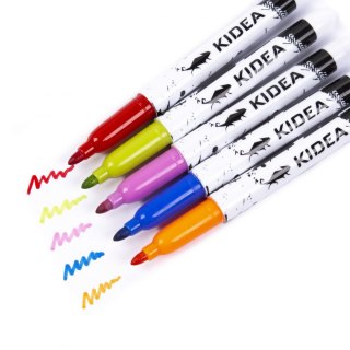 Marker specjalistyczny do tkanin wkład mix okrągła końcówka Kidea (MOT10KA)