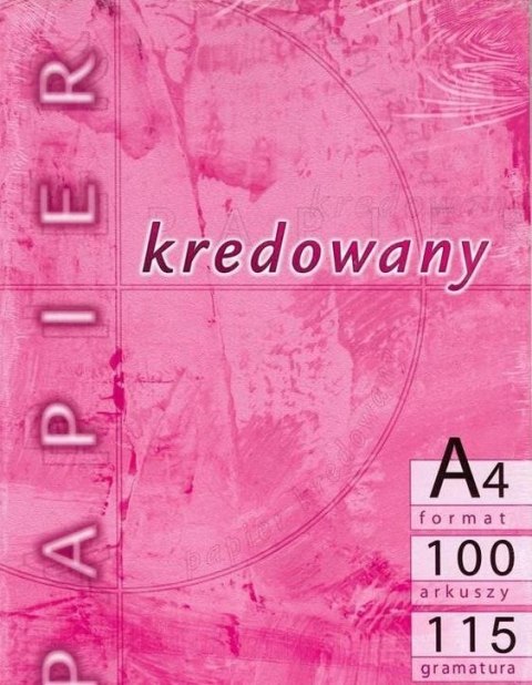 Papier kredowy Kreska A4 - biały 210mm x 297mm