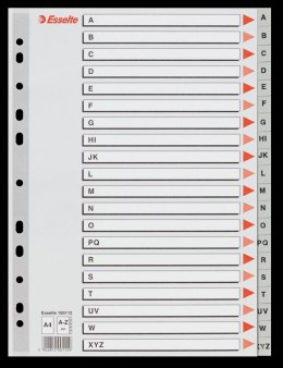 Przekładka alfabetyczna Esselte A4 szara A-Z (100112)