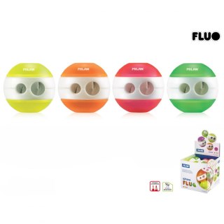 Temperówka Sphere Fluo mix plastikowa Milan (20156824FL)