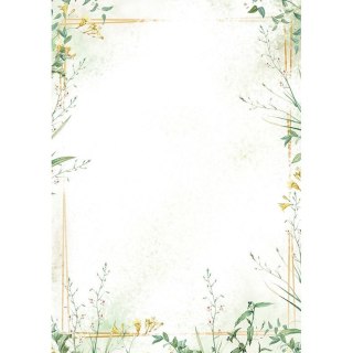 Papier ozdobny (wizytówkowy) łąka A4 100g Galeria Papieru (233910)