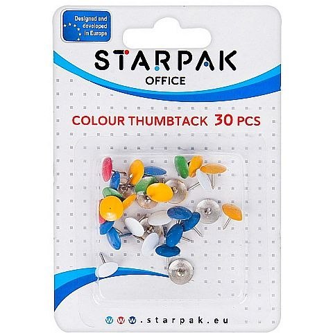 Pinezki Starpak kolor: mix 30 szt (149874)