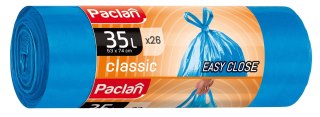 Worki na śmieci kolor: niebieski 35L 26 szt Paclan (137300)