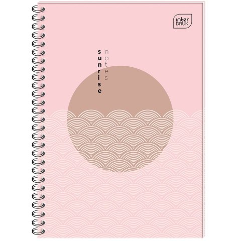 Kołozeszyt (kołonotatnik) A5 80k. 70g krata Interdruk (KOŁOZA580)