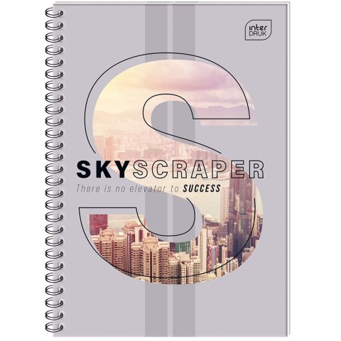 Kołozeszyt (kołonotatnik) A5 80k. 70g krata Interdruk (KOŁOZA580)