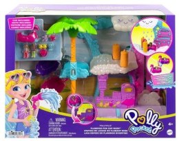 Figurka Mattel Polly Pocket zestaw flamingowa myjnia (HHJ05)