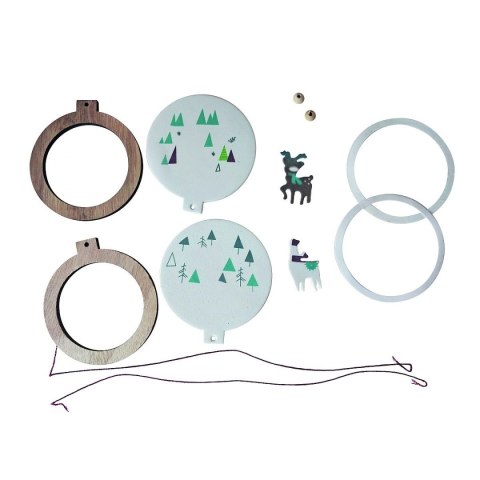 Ozdoba drewniana Craft-Fun Series bombka do złożenia Titanum (91942)