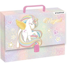 Teczka kartonowa na klips Starpak Unicorn A4 kolor: mix (493168)