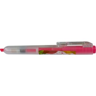 Zakreślacz Fluo-Click automatyczny wkład różowy 1,0-4,0mm M&G (AHM27371)