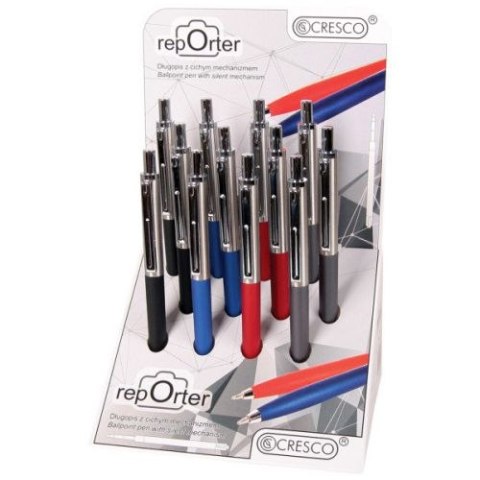 Długopis Reporter 5 907 464 215 726 wkład niebieski 1,0mm Cresco (290010)