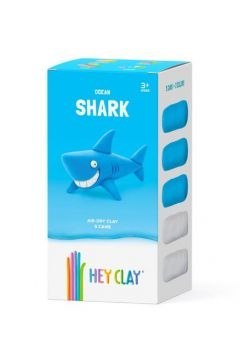 Masa plastyczna dla dzieci Tm Toys Hey Clay rekin - mix (HCL50123)