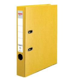 Segregator dźwigniowy Herlitz Q. file Standard A4 żółty 50mm (0011167517)