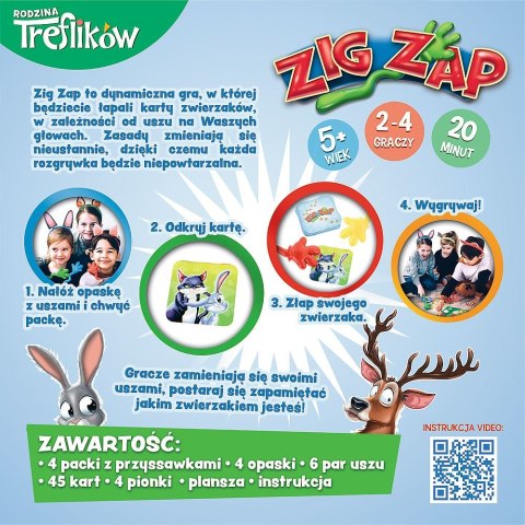 Gra strategiczna Rodzina Treflików ZIG ZAP Zig Zap Trefl (02070)