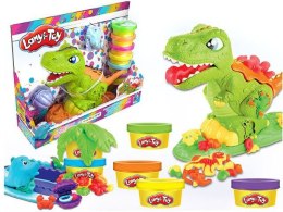 Masa plastyczna dla dzieci Bigtoys Dinozaur - mix (BPLA8340)