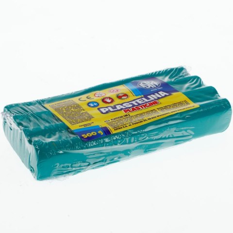 Plastelina 1 kol. zielona 500g Astra