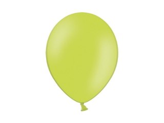 Balon gumowy pastelowy 100 szt zielony jasny 100mm 12cal Partydeco