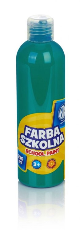 Farby plakatowe Astra szkolne kolor: szmaragdowy 250ml 1 kolor.