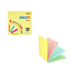 Notes samoprzylepny Stick'n Magic Pads pastel mix 100k 76mm x 76mm (21574)