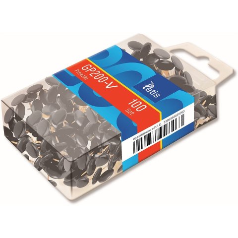 Pinezki kolor: czarny 100 szt Tetis (GP200-V)