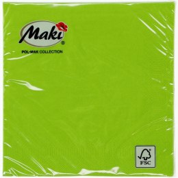 Serwetki Pol-mak - zielony 330mm x 330mm (21)