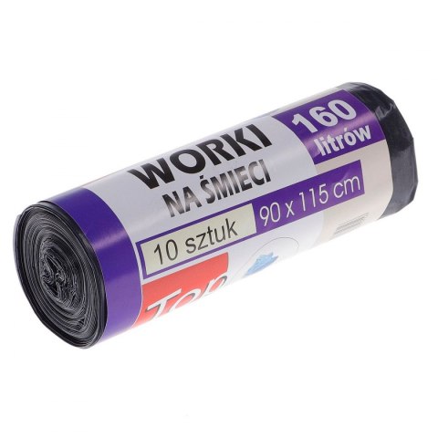 Worek na śmieci Amaks kolor: czarny 160L 10 szt Worek na śmieci Amaks kolor: czarny 160L 10 szt