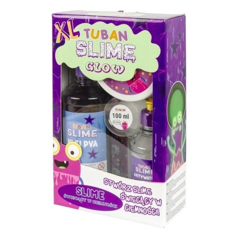 Zestaw kreatywny Tuban Super slime - Glow in the dark (TU3175)