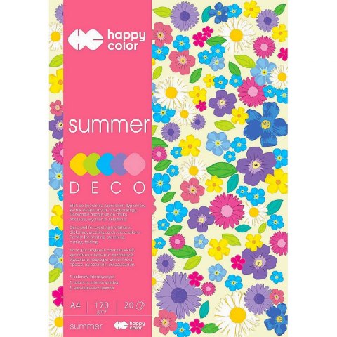 Zeszyt papierów kolorowych A4 170g 20k Happy Color (3817 2030-120)