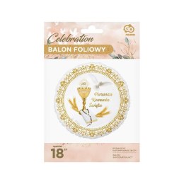 Balon foliowy Pierwsza Komunia Święta 18cal Godan (FG-OPKS)