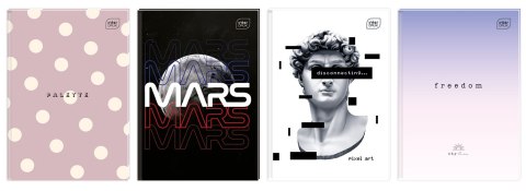 Brulion mix2 A4# A4 96k. 70g krata Interdruk (BRA4#MET)