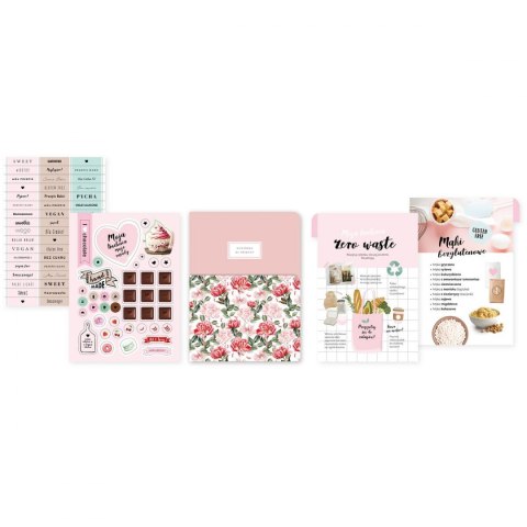 Kołozeszyt (kołonotatnik) przepiśnik A5 240k. 90g kropki/tagi Interdruk