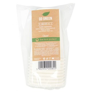 Kubek jednorazowy papierowy 10 szt. papier 200ml Arpex (KG0844)