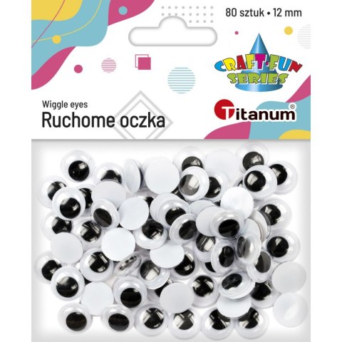 Oczka Craft-Fun Series 12mm 80 szt Titanum (O004)